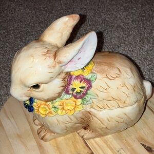 Ceramic Bunny Candy Dish